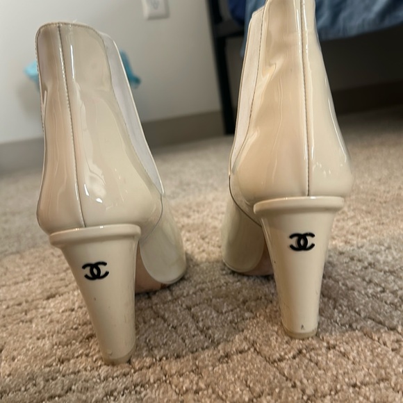 Chanel White Booties - Picture 1 of 2